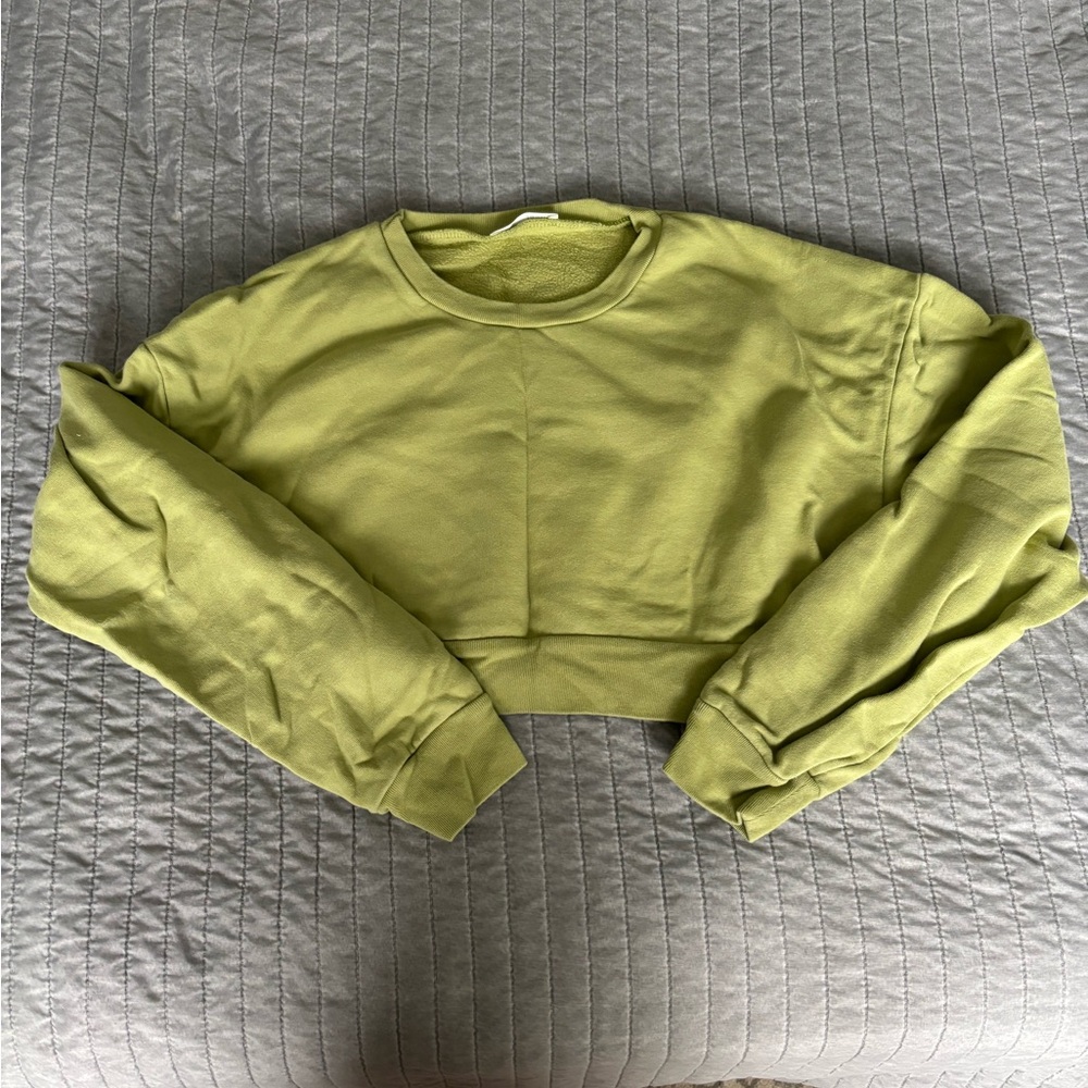 Reformation Light Green Sweatshirt